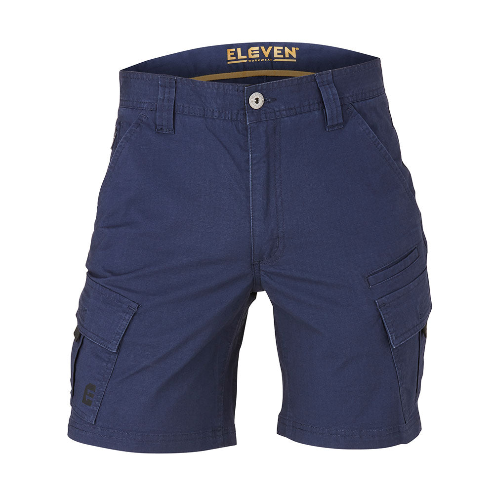 Eleven Workwear Jett Stretch Cargo Short - Navy